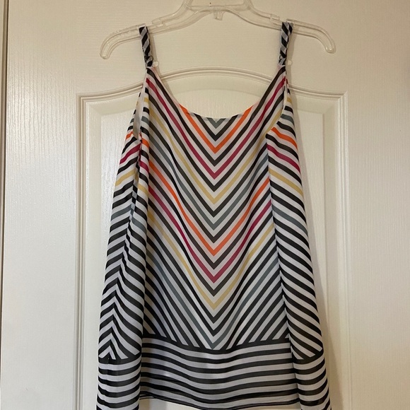 CAbi Black and White Fitted Camisole Top - Picture 3 of 8